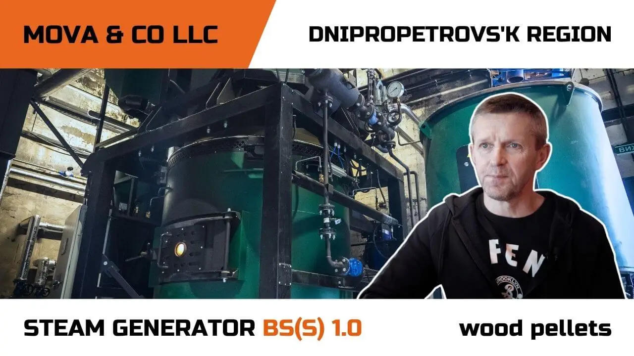 Video review of Bent-Iron industrial steam generator at Mova & Co brewery — client success story